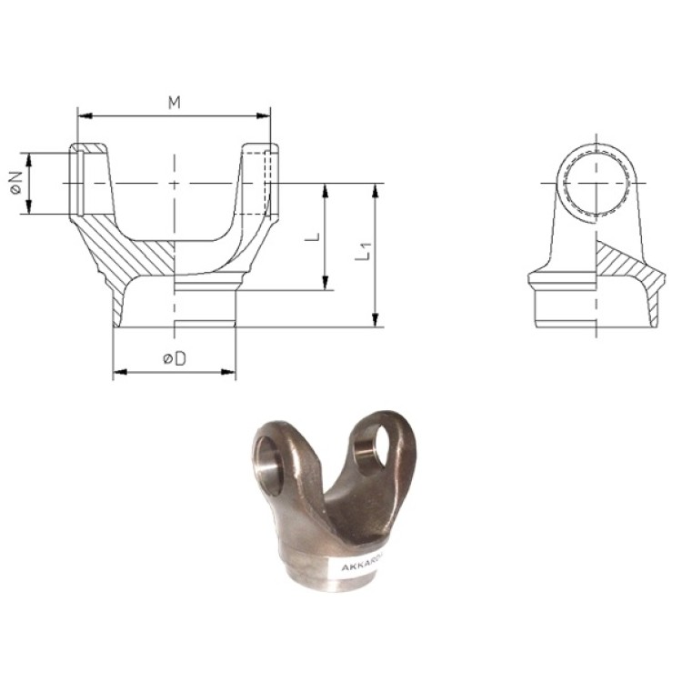 FORD TRANSIT TÜP ÇATAL MAFSAL 3.114.26.001.00 TRANSİT (82-92) 2.4 2.5